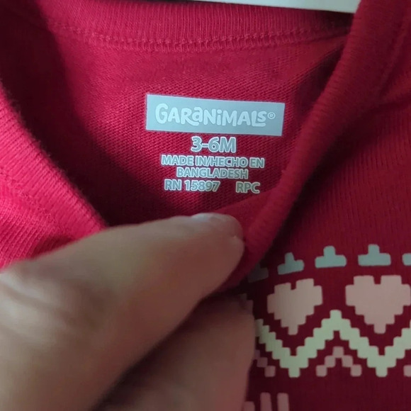 Christmas 💖Onesie Set,‎ 3-6 mth, NWT - Picture 6 of 7